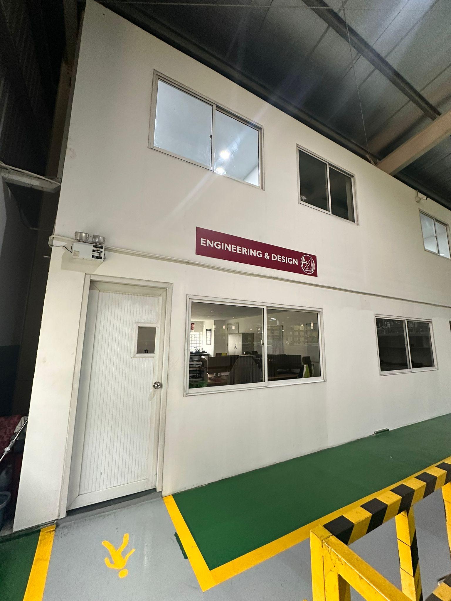 Stratco Cambodia Engineering and Design Department building, in-factory
