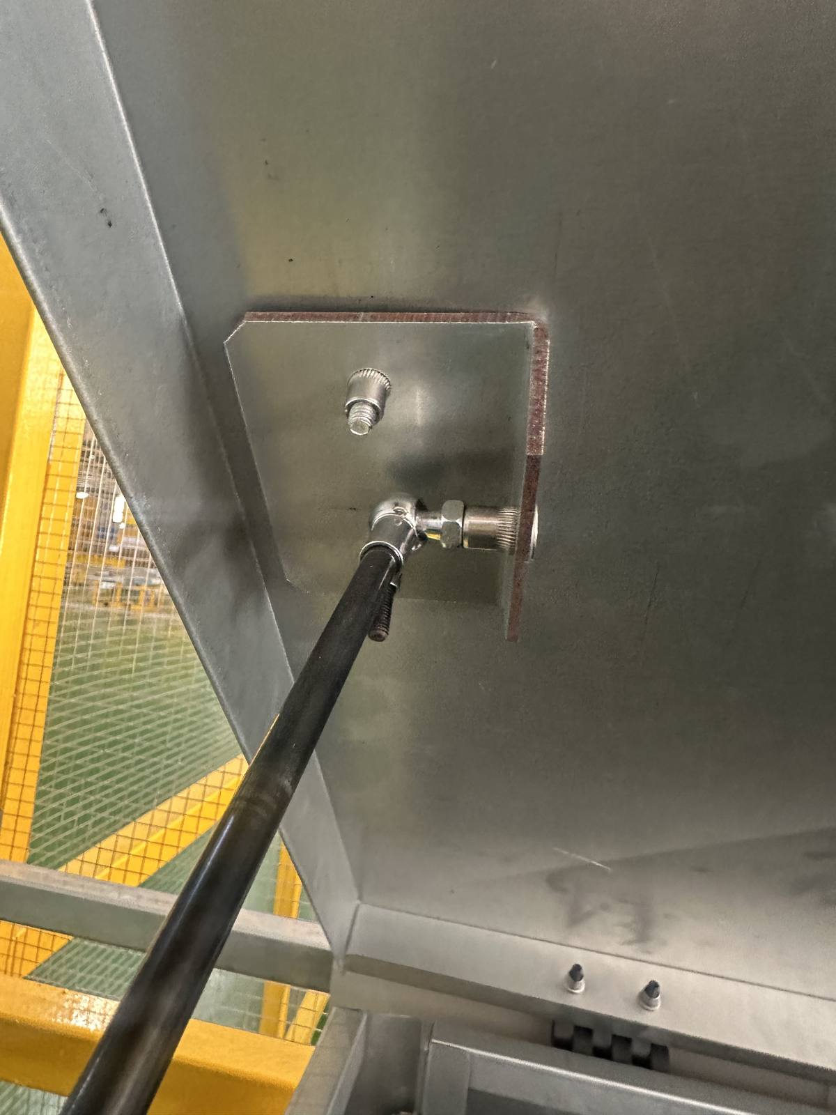 Assembled fabrication detail, interior view